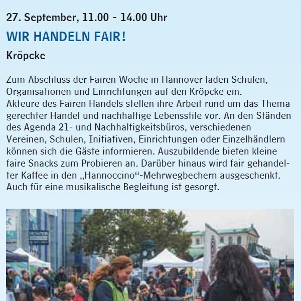 Faire Woche Hannover