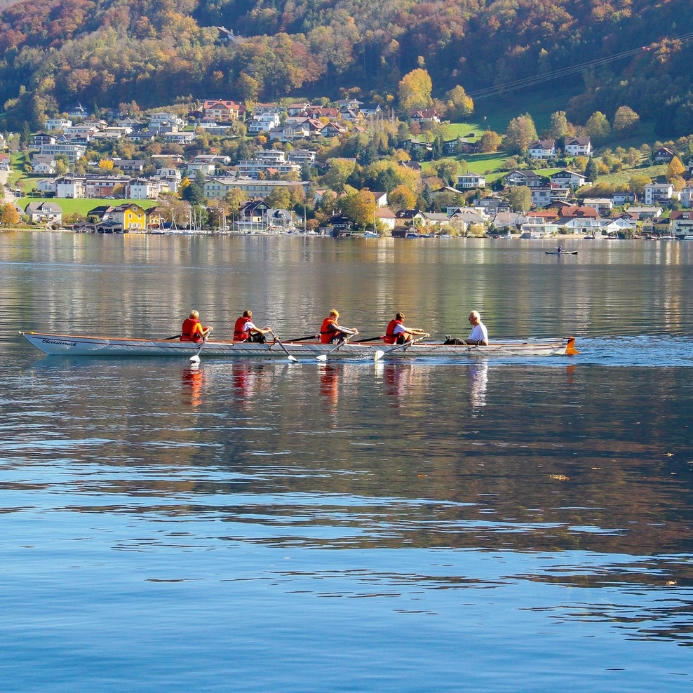 Ruderer auf dem See