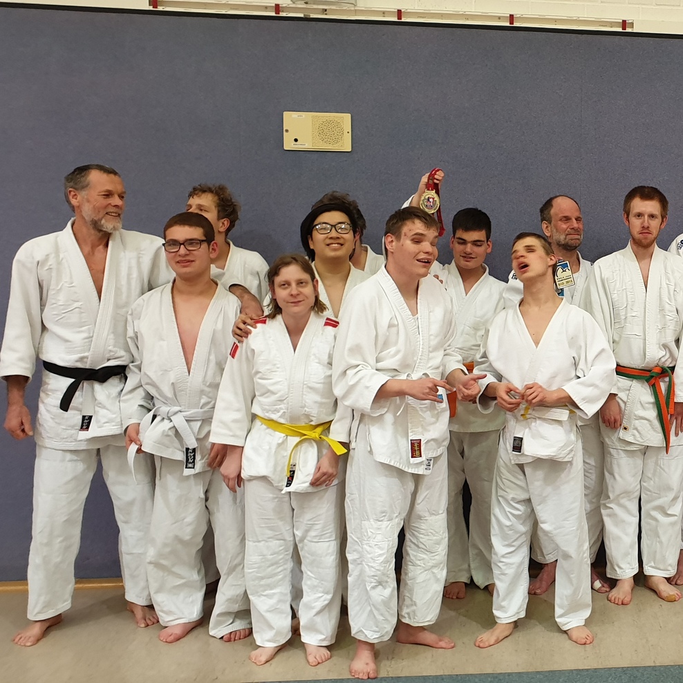 Judo-Gruppe am LBZB hatte Besuch
