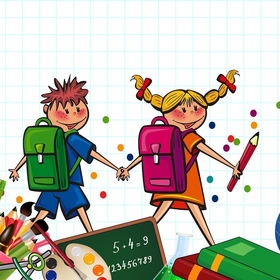 Zeichnung Schulkinder